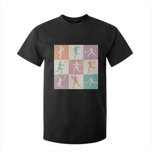 Tennis Lover Colorful Pastel Grid Sports Fan Gift T Shirt For Kid TS12 Black Print Your Wear
