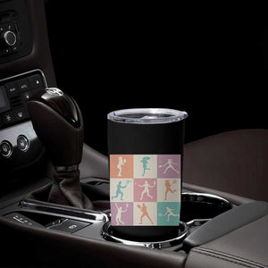 Tennis Lover Colorful Pastel Grid Sports Fan Gift Tumbler Cup TS12 Print Your Wear