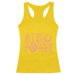 Girl Power Tennis Gift Racerback Tank Top Feminist Sports Gift TS12 Daisy Print Your Wear