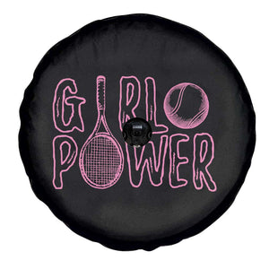 Girl Power Tennis Gift Spare Tire Cover Feminist Sports Gift TS12 Print Your Wear