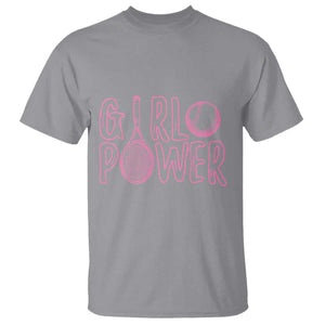 Girl Power Tennis Gift T Shirt Feminist Sports Gift TS12 Sport Gray Print Your Wear