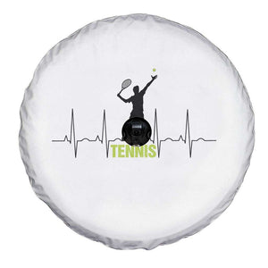 Tennis Lover Heartbeat Spare Tire Cover Sports Player Gift TS12 Print Your Wear