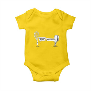 Funny Pickleball Tennis Racket Baby Onesie I Am Your Pickle Father TS12 Daisy Print Your Wear