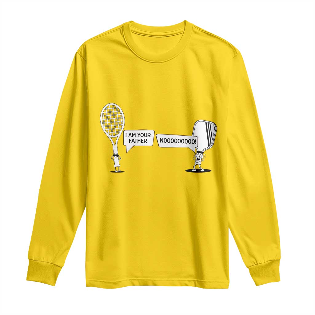 Funny Pickleball Tennis Racket Long Sleeve Shirt I Am Your Pickle Father TS12 Daisy Print Your Wear