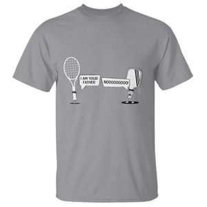 Funny Pickleball Tennis Racket T Shirt I Am Your Pickle Father TS12 Sport Gray Print Your Wear