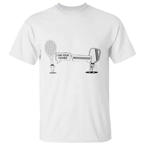 Funny Pickleball Tennis Racket T Shirt I Am Your Pickle Father TS12 White Print Your Wear