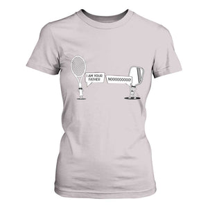 Funny Pickleball Tennis Racket T Shirt For Women I Am Your Pickle Father TS12 Ice Gray Print Your Wear