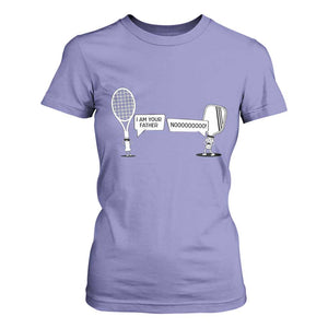 Funny Pickleball Tennis Racket T Shirt For Women I Am Your Pickle Father TS12 Violet Print Your Wear