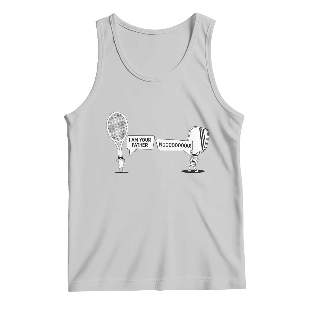 Funny Pickleball Tennis Racket Tank Top I Am Your Pickle Father TS12 Ash Print Your Wear