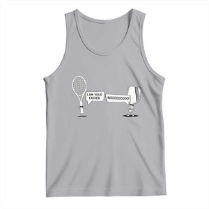 Funny Pickleball Tennis Racket Tank Top I Am Your Pickle Father TS12 Athletic Heather Print Your Wear