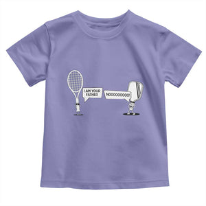 Funny Pickleball Tennis Racket Toddler T Shirt I Am Your Pickle Father TS12 Violet Print Your Wear