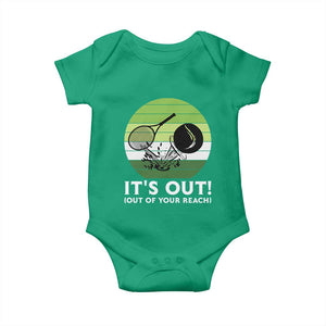It Is Out Of Your Reach Baby Onesie Funny Tennis Game Gift TS12 Irish Green Print Your Wear