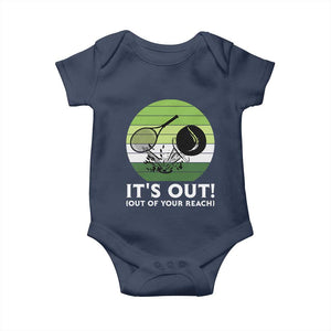 It Is Out Of Your Reach Baby Onesie Funny Tennis Game Gift TS12 Navy Print Your Wear