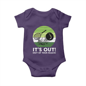 It Is Out Of Your Reach Baby Onesie Funny Tennis Game Gift TS12 Purple Print Your Wear