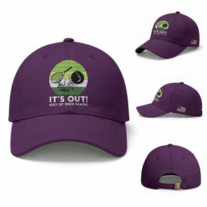 It Is Out Of Your Reach Baseball Cap Funny Tennis Game Gift TS12 Baseball Cap Universal Fit Purple Print Your Wear