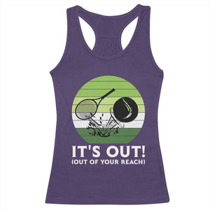 It Is Out Of Your Reach Racerback Tank Top Funny Tennis Game Gift TS12 Purple Print Your Wear