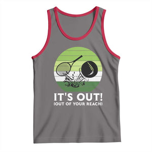 It Is Out Of Your Reach Tank Top Funny Tennis Game Gift TS12 Deep Heather Red Print Your Wear