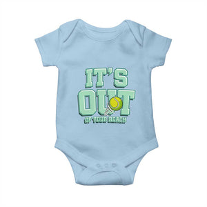 Funny Tennis Player Gift Baby Onesie It Is Out Of Your Reach TS12 Light Blue Print Your Wear