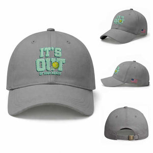 Funny Tennis Player Gift Baseball Cap It Is Out Of Your Reach TS12 Baseball Cap Universal Fit Sport Gray Print Your Wear