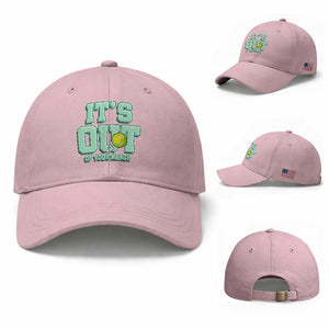 Funny Tennis Player Gift Baseball Cap It Is Out Of Your Reach TS12 Baseball Cap Universal Fit Light Pink Print Your Wear