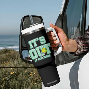 Funny Tennis Player Gift Tumbler With Handle It Is Out Of Your Reach TS12 Print Your Wear
