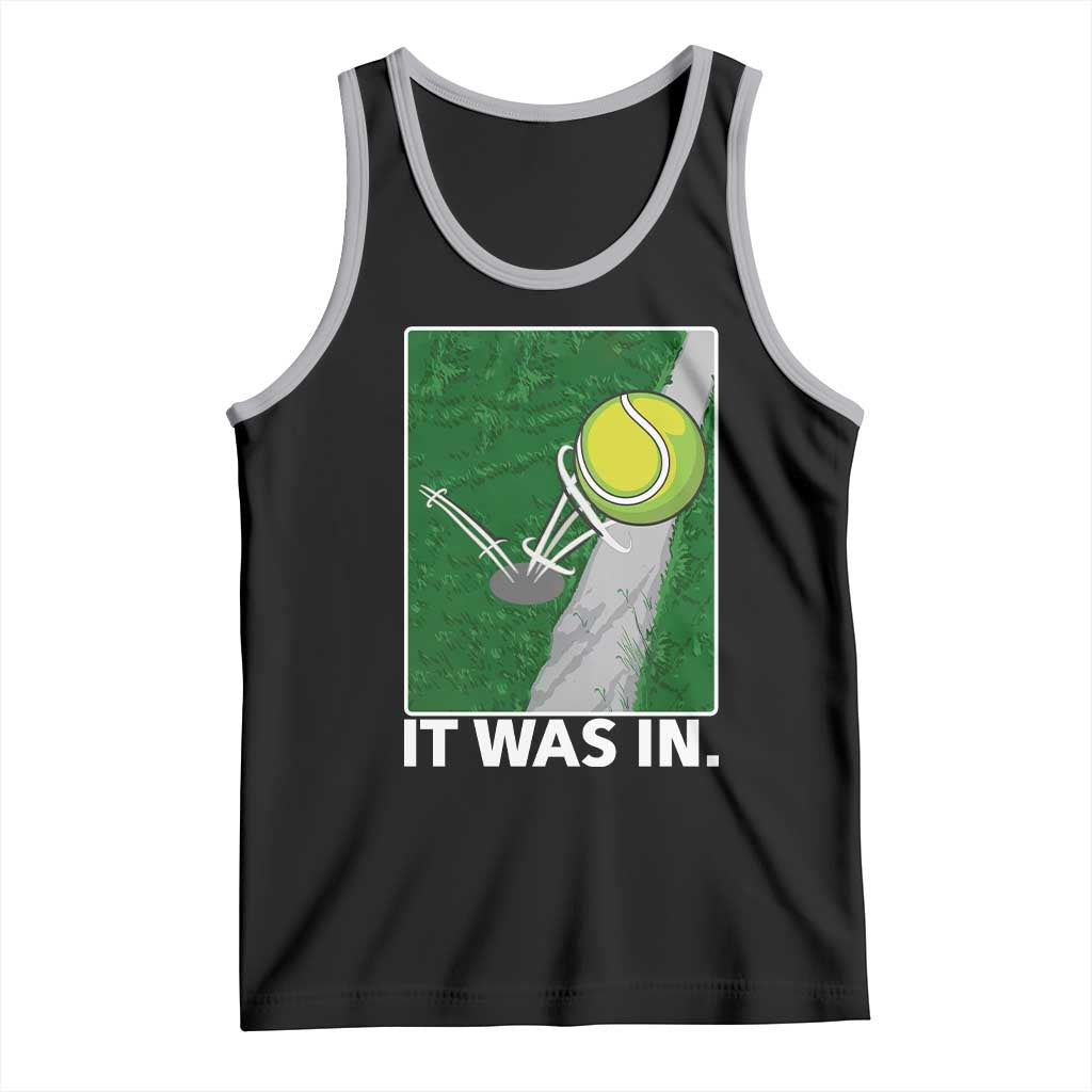 Funny Tennis Quote Tank Top It Was In TS12 Black Athletic Heather Print Your Wear