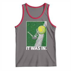 Funny Tennis Quote Tank Top It Was In TS12 Deep Heather Red Print Your Wear