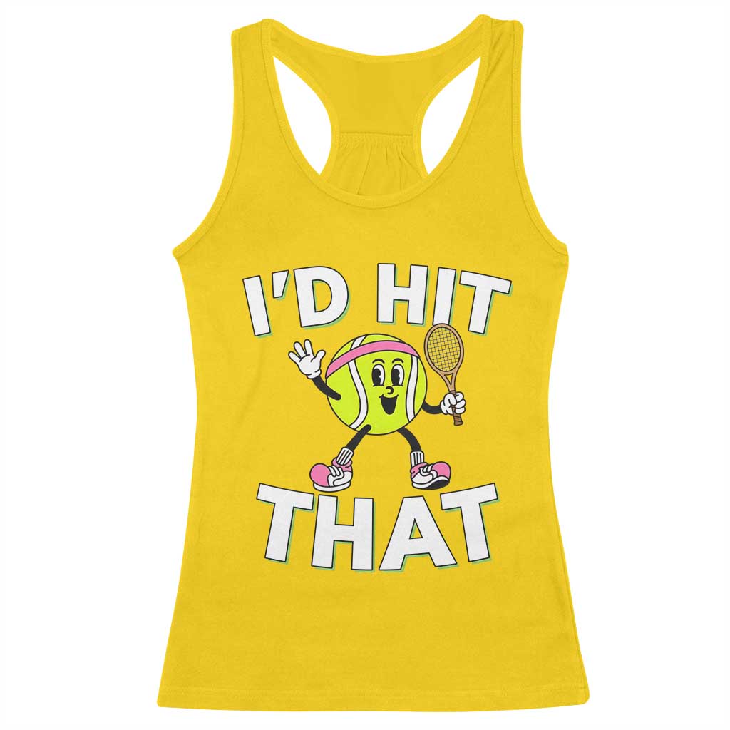 Funny Tennis Quote Racerback Tank Top Id Hit That TS12 Daisy Print Your Wear