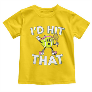 Funny Tennis Quote Toddler T Shirt Id Hit That TS12 Daisy Print Your Wear