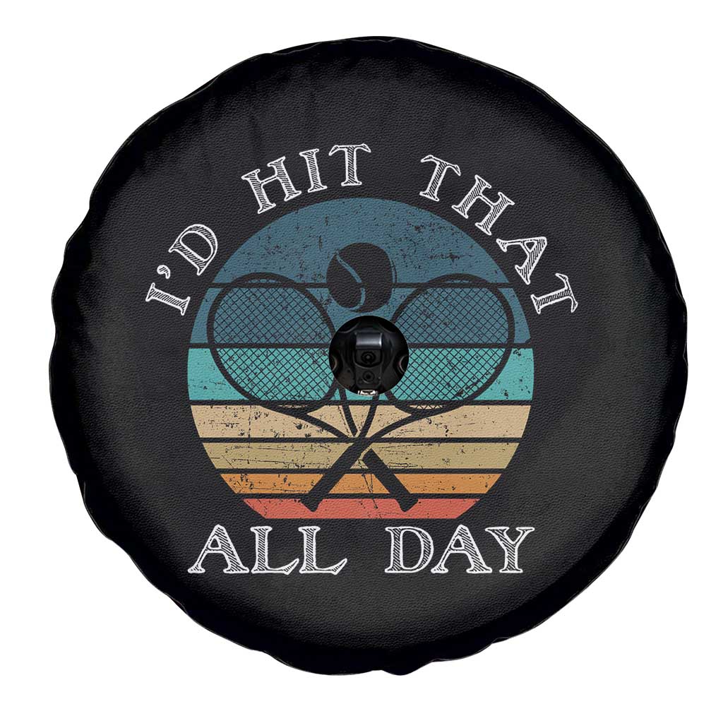 Id Hit That All Day Spare Tire Cover Funny Tennis Player Gift TS12 Print Your Wear