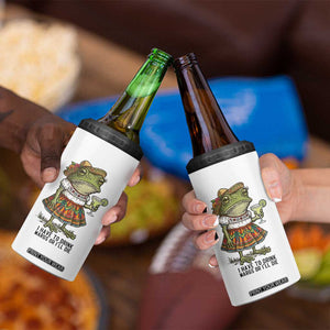 Funny Cinco De Mayo Frog 4 in 1 Can Cooler Tumbler I Have To Drink Margs TS12 Print Your Wear
