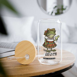 Funny Cinco De Mayo Frog Glass Can I Have To Drink Margs TS12 Print Your Wear