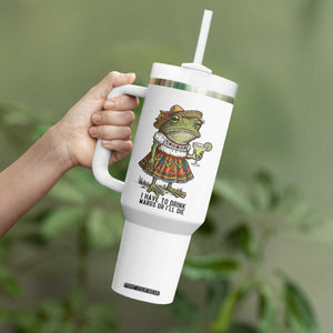 Funny Cinco De Mayo Frog Tumbler With Handle I Have To Drink Margs TS12 Print Your Wear