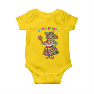 Funny Cinco De Mayo Sexy Frog Baby Onesie Lets Fiesta TS12 Daisy Print Your Wear