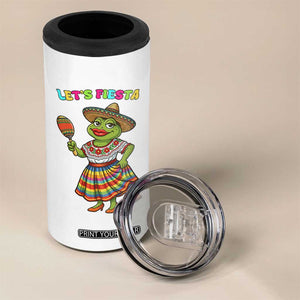 Funny Cinco De Mayo Sexy Frog 4 in 1 Can Cooler Tumbler Lets Fiesta TS12 Print Your Wear