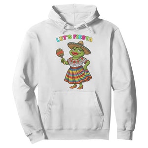 Funny Cinco De Mayo Sexy Frog Hoodie Lets Fiesta TS12 White Print Your Wear