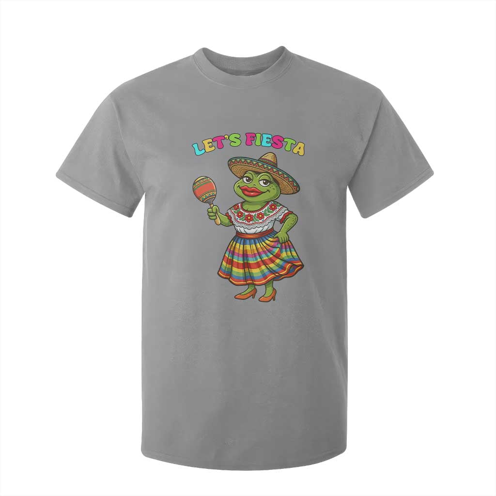 Funny Cinco De Mayo Sexy Frog T Shirt For Kid Lets Fiesta TS12 Sport Gray Print Your Wear
