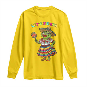 Funny Cinco De Mayo Sexy Frog Long Sleeve Shirt Lets Fiesta TS12 Daisy Print Your Wear