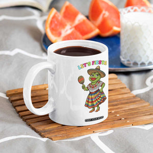 Funny Cinco De Mayo Sexy Frog Coffee Mug Lets Fiesta TS12 Print Your Wear