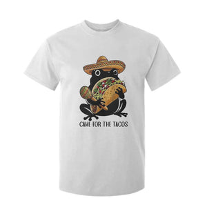 Grumpy Frog Cinco De Mayo T Shirt For Kid Came For The Tacos TS12 White Print Your Wear