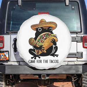 Grumpy Frog Cinco De Mayo Spare Tire Cover Came For The Tacos TS12 No hole White Print Your Wear
