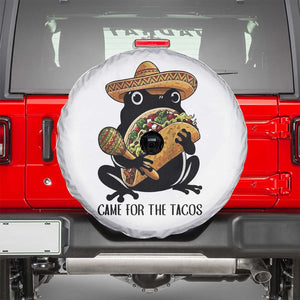 Grumpy Frog Cinco De Mayo Spare Tire Cover Came For The Tacos TS12 White Print Your Wear