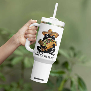 Grumpy Frog Cinco De Mayo Tumbler With Handle Came For The Tacos TS12 Print Your Wear