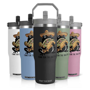 Grumpy Frog Cinco De Mayo Flip Straw Tumbler Came For The Tacos TS12 Print Your Wear