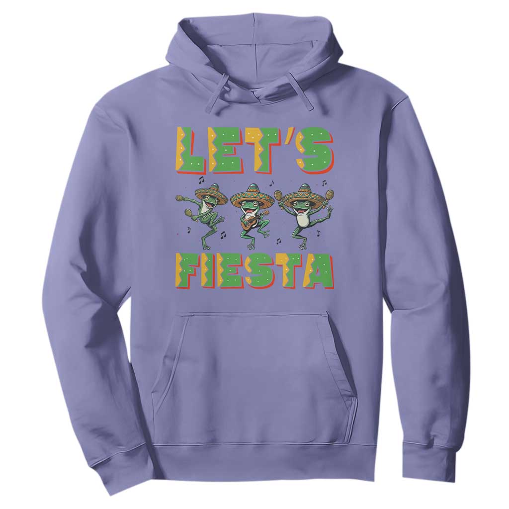 Funny Mariachi Frog Guitar Fiesta Hoodie Cinco De Mayo Gift TS12 Violet Print Your Wear