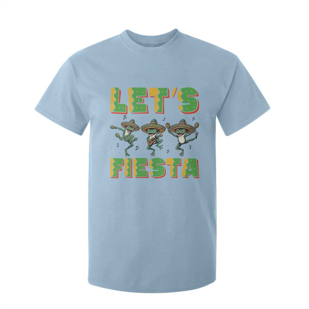Funny Mariachi Frog Guitar Fiesta T Shirt For Kid Cinco De Mayo Gift TS12 Light Blue Print Your Wear