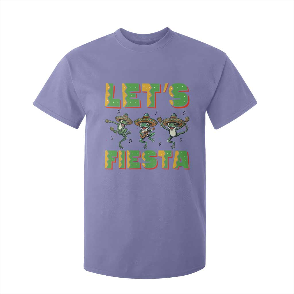 Funny Mariachi Frog Guitar Fiesta T Shirt For Kid Cinco De Mayo Gift TS12 Violet Print Your Wear