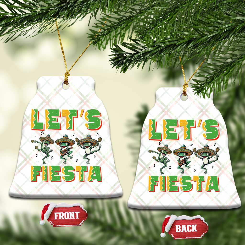 Funny Mariachi Frog Guitar Fiesta Ceramic Ornament Cinco De Mayo Gift TS12 Print Your Wear