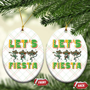 Funny Mariachi Frog Guitar Fiesta Ceramic Ornament Cinco De Mayo Gift TS12 Print Your Wear