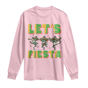 Funny Mariachi Frog Guitar Fiesta Long Sleeve Shirt Cinco De Mayo Gift TS12 Light Pink Print Your Wear